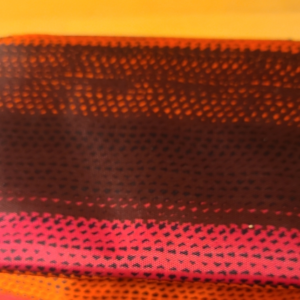 Thirty-One Vibrant Striped Cosmetic Case - Picture 4 of 4